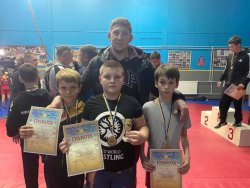 ПЕРШИЙ СТАРТ В НОВОМУ НАВЧАЛЬНО-ТРЕНУВАЛЬНОМУ РОЦІ БОРЦІВ ВІЛЬНОГО СТИЛЮ