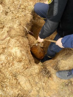 ОБЕРЕЖНО ВИБУХОНЕБЕЗПЕЧНИЙ ПРЕДМЕТ ЗНАЙДЕНО У ЛУЗІ!!!